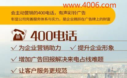 400電話讓客戶(hù)服務(wù)更規(guī)范